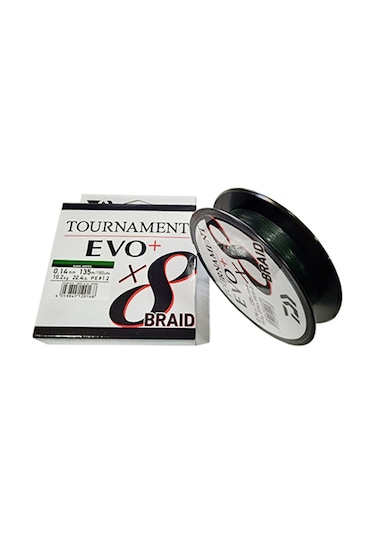 Daiwa Tournament Evo+ 8B Dark Green Ip Misina 135Mt
