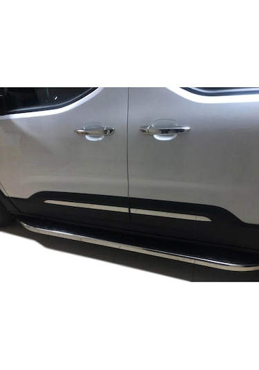Peugeot Rifter Krom Yan Kapı Çıtası 4 Parça 2019 ve Üzeri Paslanm