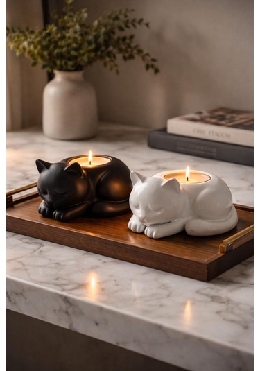 Beach Deniz Kabuğu Tealight Mumluk 2 Li Set