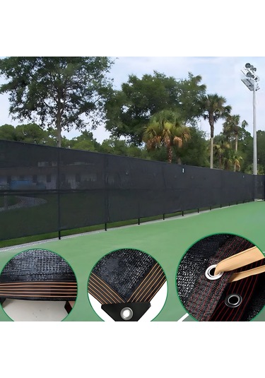 Qingmipy Siyah Yüksek Yoğunluklu Pe Gölge Tulu - 90% Gölge Oranı, Yağmursuz, Nemli, Soğutucu, Uv Dayanıklı - 2m X 5m Boyutunda