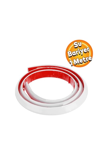 Bondit Su Bariyeri Kapı Altı Sızdırmaz Su Tutucu Yapışkanlı Slikon Bant Bandı 1 Metre Bnd01010015