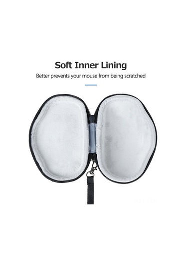Xindoker Logitech M720/m705 İçin Eva Materyal Siyah Fantezi Mouse Saklama Çantası, Sağlama Ve Taşınabilirlik Özellikleriyle Siyah