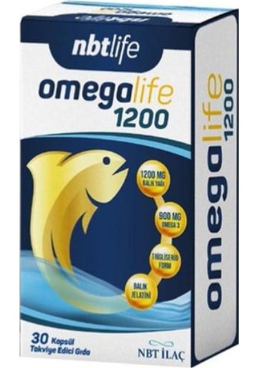 Nbt Life Omegalife 1200 30 Kapsül