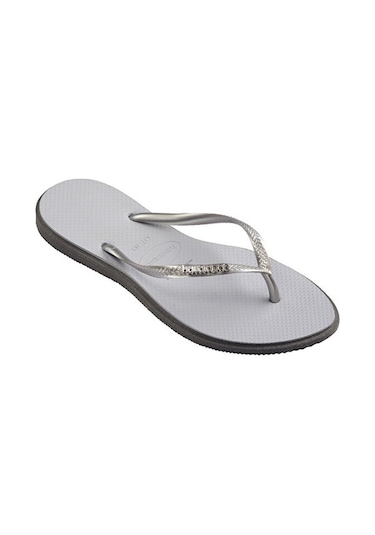 Havaianas Slim Point Kadın Plaj Terliği 4149584 Gümüş