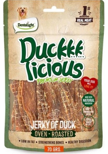 Dentalight Duck Jerky Ördek Etli Köpek Ödül Maması 70 Gr