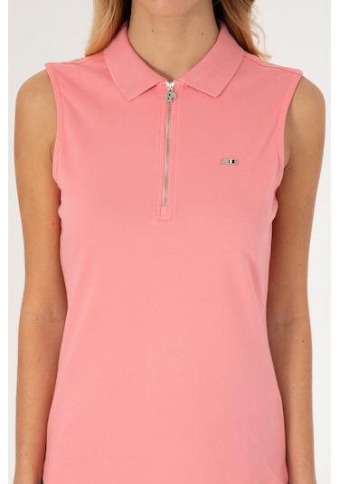 U.s. Polo Assn. Kadın Pembe Tişört 50324852-vr041 Pembe