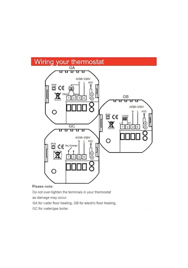 Gajeena Klima Kontrol Termostatı - Enerji Tasarruflu Fan Ve Vana Kontrolü Bac-002al