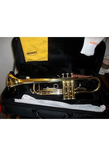 Wisemann Dtr-200 Si Bemol Trompet Seti Gold Kanvas Çantalı