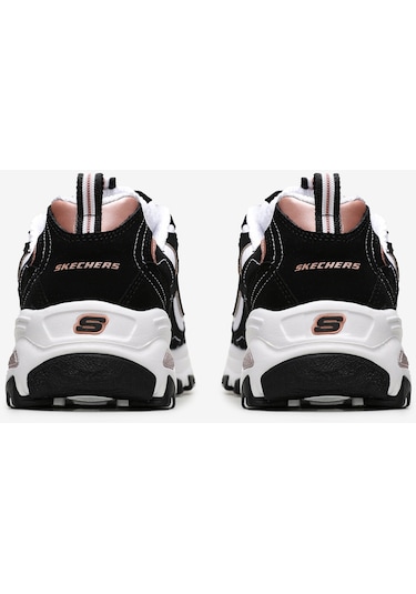 Skechers D'Lites - Devoted Fan Kadın Sneakers 13154 BKRG - Siyah