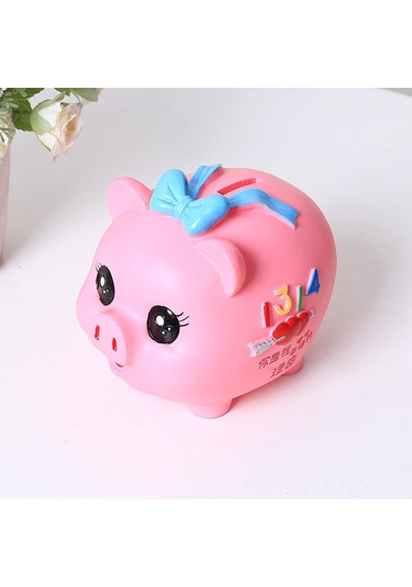 Ruicoo Çocuklar İçin Eğlenceli Ve Dayanıklı 1314 Mavi Domuz Kumbarası - Taşınabilir  Seçeneği Diğer
