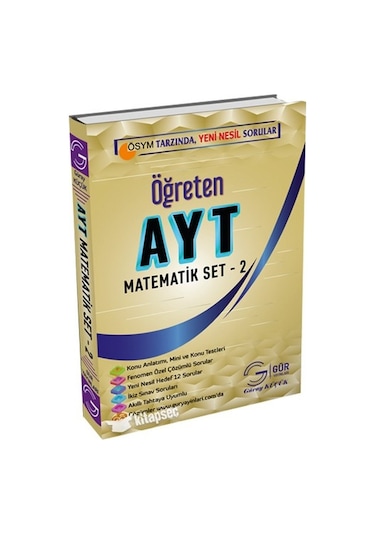 Yks Ayt Öğreten Matematik Set 2 Gür Yayınları