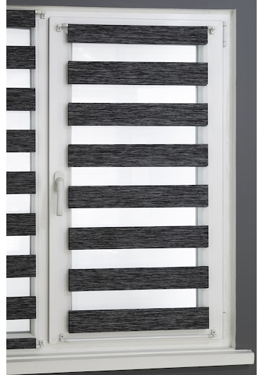 Briz Zebra Perde Cam Ve Balkon Kapı Perdesi Antrasit