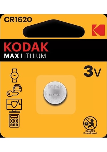 Kodak Para Pil Cr1620 Tek
