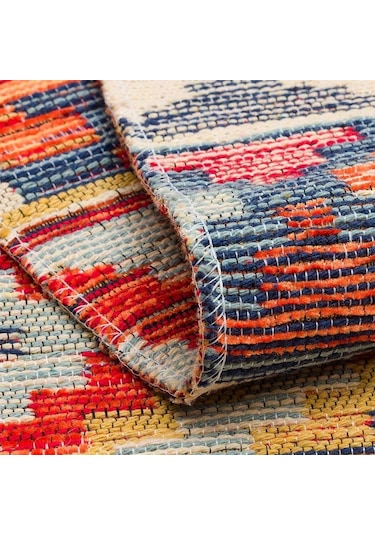 Hoom Rugs Vagrant Vgt 02 Aqua Yıkanabilir Çift Taraflı Otantik Halı