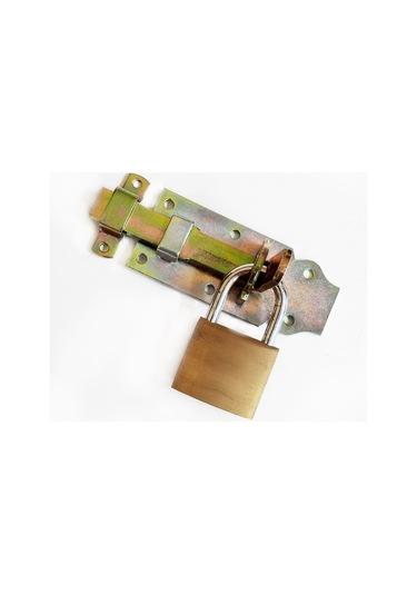 Bahçe Kapısı Emniyet Sürgü 4.5x10 Cm 12 Adet