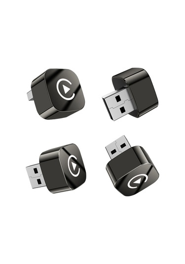 Youtek Kablosuz Araç Bağlantı Kutusu, Carplay Ve Android Auto Desteği, Usb/type-c, 2017+ Modeller İçin, Otomatik Yeniden Bağlanma, Ultra Kompakt Tasarım