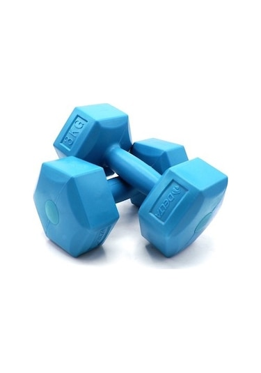 3kg Plastik Köşeli Dambıl 2 Parça 5332