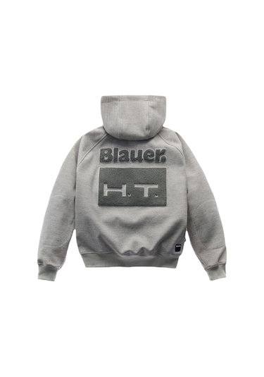Blauer Ht Blauer Easy Men Open Hoody Korumalı Motosiklet Montu Gri