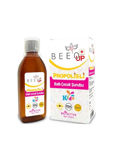 Bee'O Up Propolis Ballı Çocuk Şurubu 150   ML
