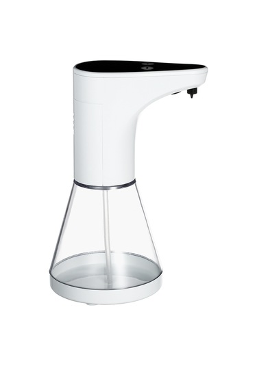 Leezsing Otomatik Sabunluk Temassız Sıvı Şampuan Duş Jeli Losyon Otomatik Dağıtıcı Kızılötesi Hareket Sensörü Banyo Tuvalet Otel 480ml/16.9oz--beyaz