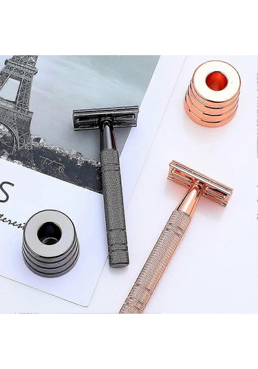 Unisex Yeniden Kullanılabilir Manuel Tıraş Makineleri, Tabanlı Taşınabilir Değiştirilebilir Tıraş Başlıkları Ve Sakal Vücut Kılları İçin Tıraş Makinesi