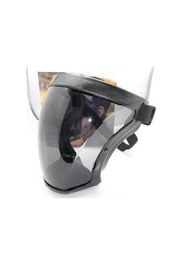 Şeffaf Tam Yüz Kalkanı Yeniden Kullanılabilir Toz Geçirmez Buğu Önleyici Maske Mutfak Koruma Sıçrama Önleyici Maske