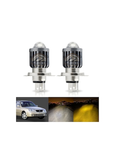 Hyundai Accent 1995-1999 Mercek Led Xenon Uzun - Kısa Çift Renk