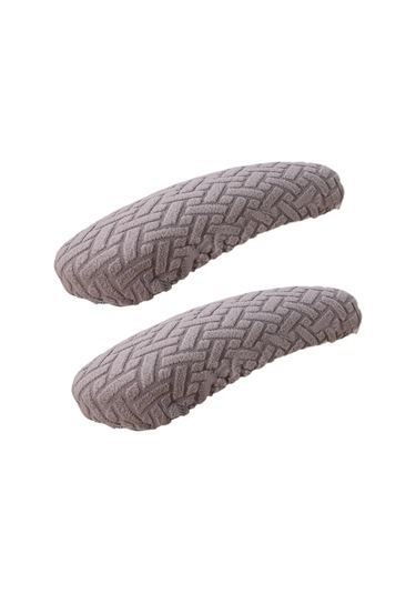 Suntek 2 Adet Ofis Koltuğu Kol Dayama Kılıfları AÇIK GRİ