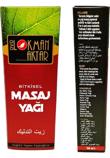 Masaj Yağı 150 Ml 3adet, Lokman Aktar