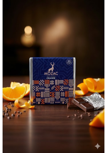 Mozac Premium: Portakallı Bitter Bolu Çikolatası 5'li Gurme Set