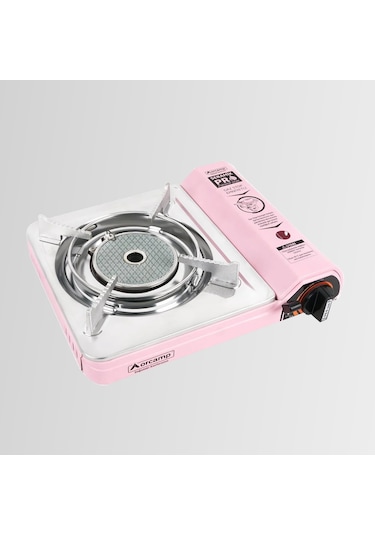 Ck-508 Orcamp Seramik Tekli Portatif Kamp Ocak Gaz Stop Emniyetli Pembe
