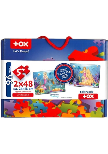 Tox Deniz Kızı 5+ Keçe Yapboz 5 Yaş Puzzle T041