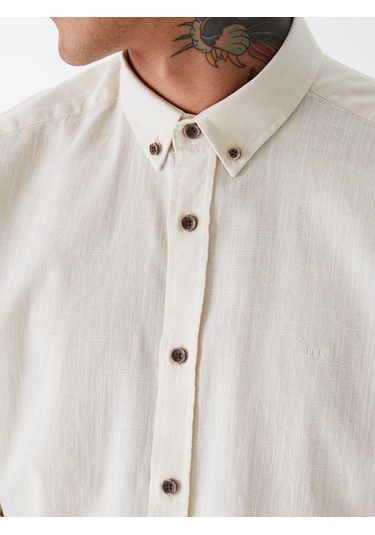 Loft Erkek Gömlek Bej Lf2027896 24kp69000047 P69101 Bej