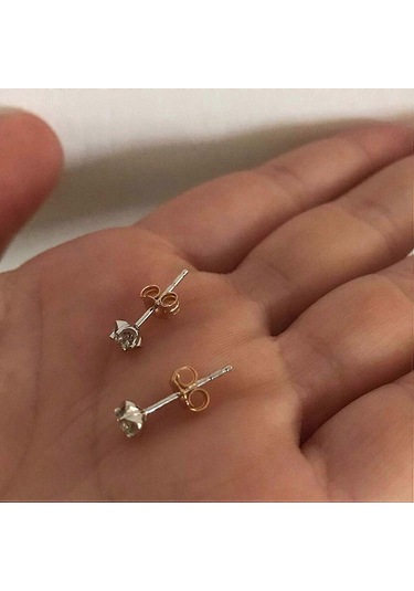 14 Ayar Altın Küpeler Sarı Küpeler