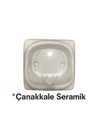Kale Porselen Vintage Sabunluk Beyaz
