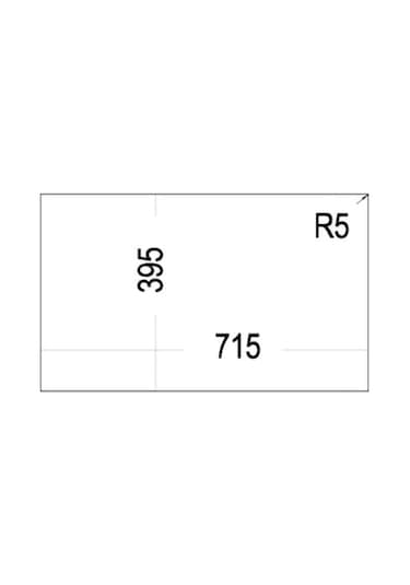 Teka Square 72.40 Tg Tezgah Altı Beyaz Granit Eviye
