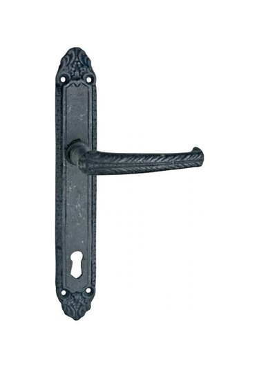 Prinç Döküm Antik Siyah Rustik Eskitme, Ferforje Tipi Osmanlı Kapı Kolu Hft01018 1 Tek