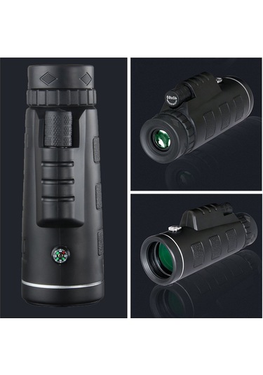 Wezone 40x60 Bak-4 Prisma Fmc Lens Monoküler Teleskop, Düşük Işık Gece Görüşü, Akıllı Telefon Tutucu Ve Alüminyum Tripod İle Dış Mekan Fotoğrafçılığı