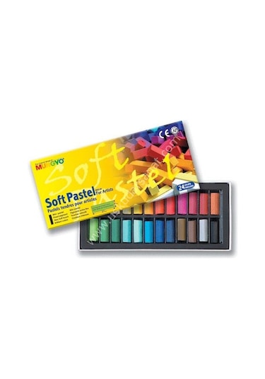 Mungyo Soft Pastel Yarım Boy 24 Renk