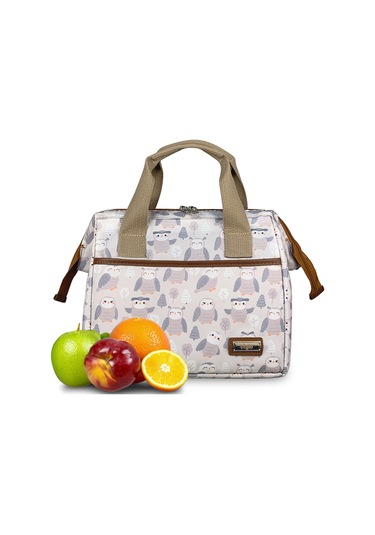 Stylo Thermo Beach Bag Baykuş Bej