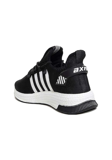 Celira Axs Siyah Beyaz Triko Erkek Sneaker Spor Ayakkabı Siyah