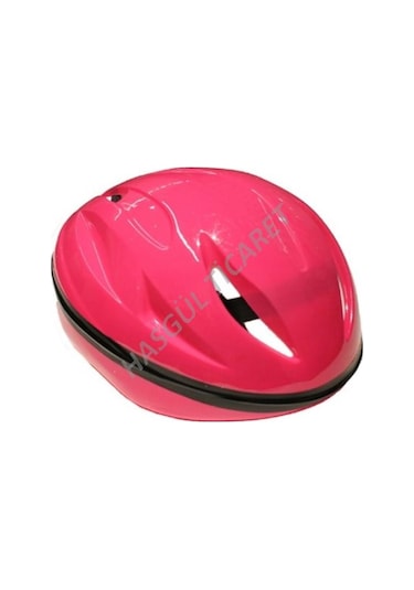 Hsgl Bisiklet Çocuk Pembe Kask Dizlik Dirseklik Koruyucu Set Dest