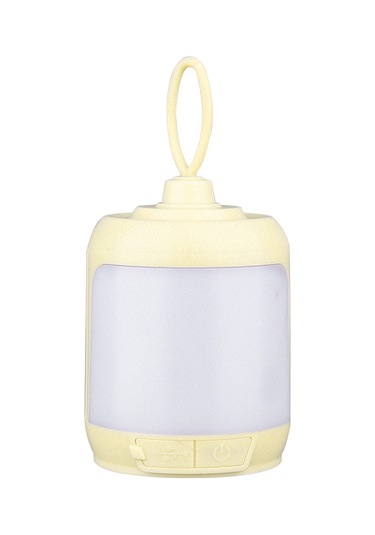 Aubyhe Taşınabilir Led Kamp Lambası, 4 Aydınlatma Modu, Usb Şarjlı, Ip65 Su Geçirmez, Bej Renk, Dışarıda Ve Evde Kullanım Bej