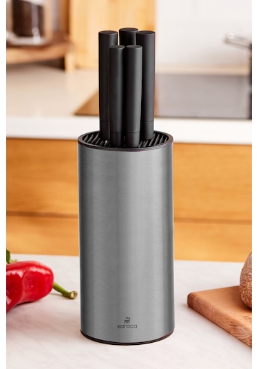 Karaca  Roscar Inox Standlı 6 Parça Bıçak Seti