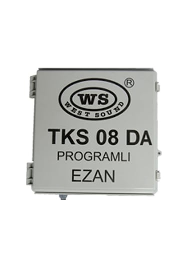 West Sound Tks 08 Da 2X40 Watt Anfili Akülü Programlı Ezan Saati