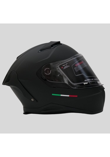 Arwic Mat Kapalı Full Face Motosiklet Kaskı Ar939 Siyah