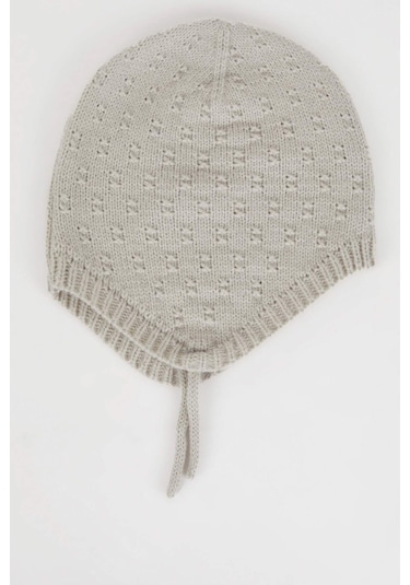 DeFacto Kız Bebek İpli Bere C8167A524WNGR150 Gri DeFacto Kız Bebek İpli Bere C8167A524WNGR150 Gri