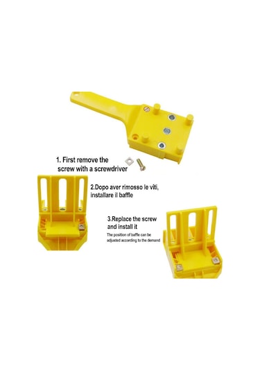 Sones Düz Delik Delme Pozisyoner Ağaç İşleme Aletleri Sarı