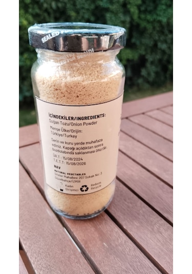 Nav Soğan Tozu Cam Şişe 75 G