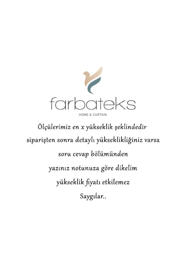 Tül Perde Farbateks Dikim Yağmur Sade Düz Pudra Renkli Ütü İstemez 2kat Pileli Tül Perde Ft-pudra